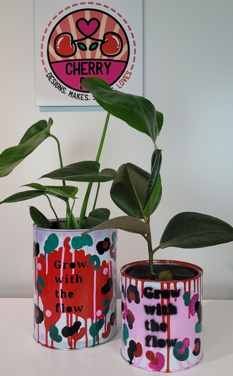 Paint Pot Planter 'Grow Series' Grow with the flow